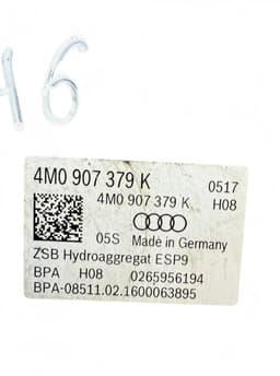 AUDI 4M0614517M 4M0907379K ABS hydraulic unit / pump AUDI Q7 (4MB, 4MG) (2015-) — thumbnail 10