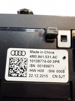 AUDI 4M0941531AC Headlight Switch AUDI Q7 (4MB, 4MG) (2015-) — thumbnail 6