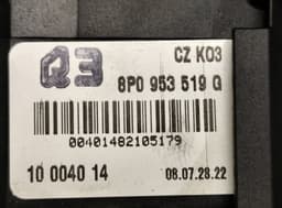 AUDI 8P0953549F 8J0907137J 8P0953519G 8P0953513C 1K0959653D Indicator/wiper/slip ring switch (stalk) AUDI TT (8J) (2006-2014) — thumbnail 7