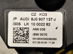 AUDI 8P0953549F 8J0907137J 8P0953519G 8P0953513C 1K0959653D Indicator/wiper/slip ring switch (stalk) AUDI TT (8J) (2006-2014) — thumbnail 6