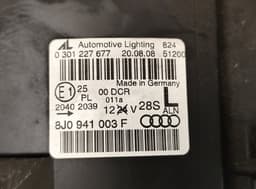 AUDI 8J0941003F 0301227677 1307329193 Headlight left AUDI TT (8J) (2006-2014) — thumbnail 9