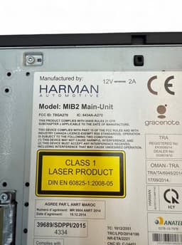 AUDI 4M0035036E 4M0035036A Radio AUDI Q7 (4MB, 4MG) (2015-) — thumbnail 7
