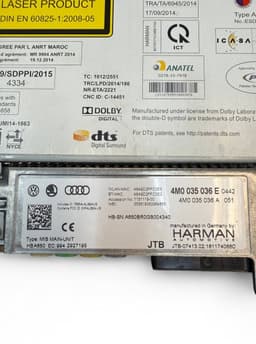 AUDI 4M0035036E 4M0035036A Radio AUDI Q7 (4MB, 4MG) (2015-) — thumbnail 8