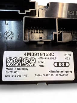 AUDI 4M0919158C Rear AC heater control panel AUDI Q7 (4MB, 4MG) (2015-) — thumbnail 10