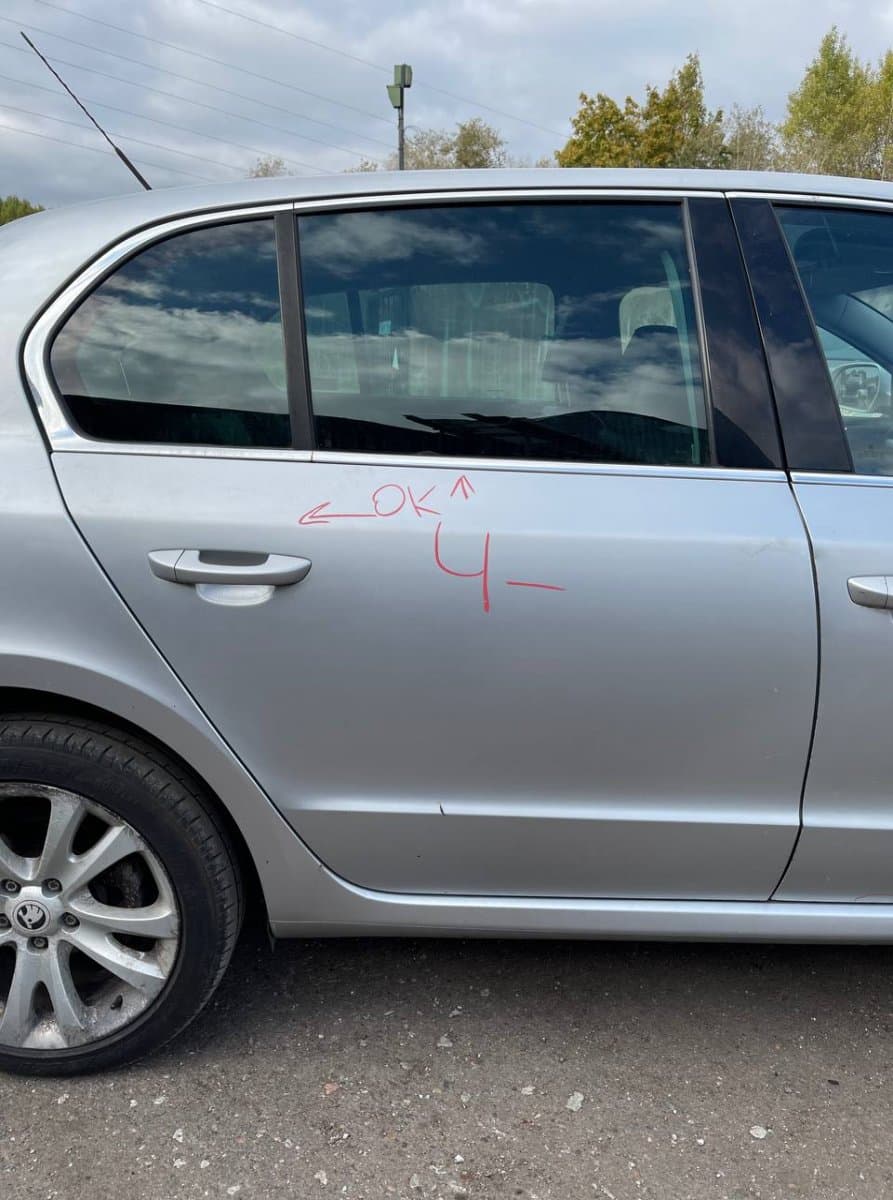 SKODA Door Rear Right SKODA SUPERB II (3T4, 3T5) (2008-2015)