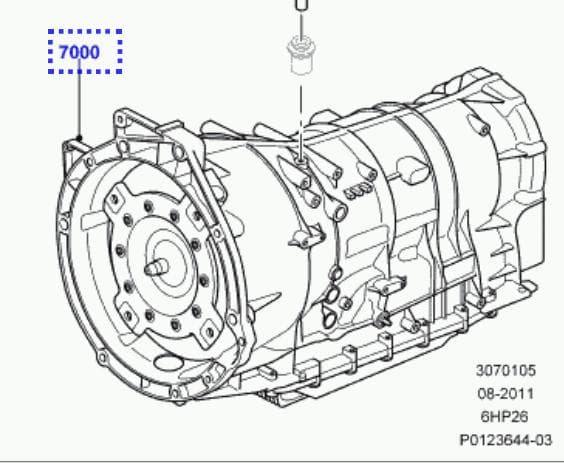 LAND ROVER TGD500570E Gearbox LAND ROVER RANGE ROVER SPORT I (L320) (2005-2013)