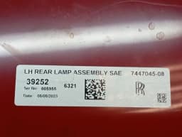 ROLLS ROYCE Rolls Royce Cullinan RR31 Left Rear Light 7447045 Tail Light Rear Left USA- — thumbnail 9