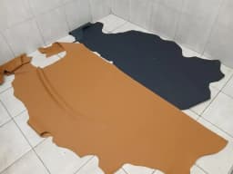 ROLLS ROYCE ROLLS ROYCE LEATHER Tan/Navy Blue Repair leather pieces leather pieces repair- — thumbnail 7
