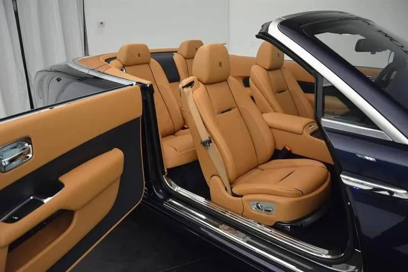 ROLLS ROYCE ROLLS ROYCE LEATHER Tan/Navy Blue Repair leather pieces leather pieces repair-