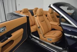 ROLLS ROYCE ROLLS ROYCE LEATHER Tan/Navy Blue Repair leather pieces leather pieces repair- — thumbnail 2
