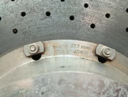 PORSCHE Porsche Ceramic brake disc rear right 99635203204 brake disc rear right- — thumbnail 9