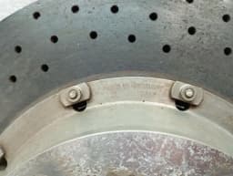PORSCHE Porsche Ceramic brake disc rear right 99635203204 brake disc rear right- — thumbnail 6