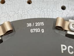 PORSCHE Porsche Cayman 981 GT4 Brake Disc Front 99135140805 Front Brake Disc PCCB- — thumbnail 7