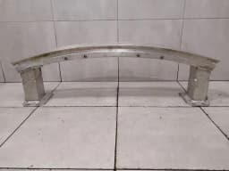 PORSCHE Porsche Taycan 9J Front Bumper Beam 9J1805241B Front Bumper Carrier FAULTY- — thumbnail 3