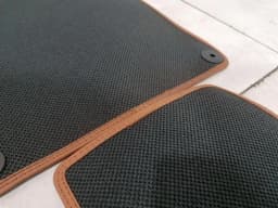 PORSCHE PORSCHE 911 992 FLOOR MATS COGNAC LEATHER HERITAGE RIGHT HAND DRIVE RHD- — thumbnail 7