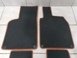 PORSCHE PORSCHE 911 992 FLOOR MATS COGNAC LEATHER HERITAGE RIGHT HAND DRIVE RHD- — thumbnail 5