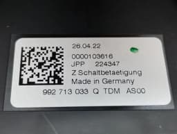 PORSCHE PORSCHE 911 992 Gear selector 992713033Q shift gate — thumbnail 8