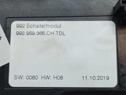 PORSCHE Porsche 911 992 coupe seat heating switch 992959365CH seat heater switch - — thumbnail 9