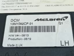 MCLAREN McLaren 600LT Spider Electronic module 13M1082CP LH DOOR ECU - — thumbnail 5