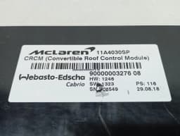 MCLAREN McLaren 600LT Spider Electronic module 11A4030SP ROOF controller - — thumbnail 4