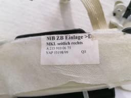 MERCEDES-BENZ Mercedes CL W215 Front Left Dynamic Seat Lumbar Set A2159100475 Front Left - — thumbnail 7