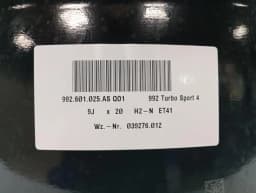 PORSCHE 20 PORSCHE 911 992 TURBO S CENTER LOCK ALLOY WHEEL 992601025AS Alloy Wheel FRONT — thumbnail 10