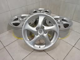 PORSCHE 18 PORSCHE 911 996 10J 8J Alloy Wheel Set TURBO STYLE AFTERMARKET ALLOY WHEEL SET- — thumbnail 2