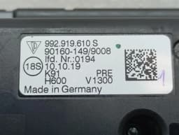 PORSCHE PORSCHE 911 992 Auto Climate Control 992919610S Climate Control A/C — thumbnail 10