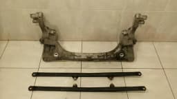 PORSCHE Porsche 911 991 subframe rear 99133126106 axle frame rear axle S 3.8- — thumbnail 1