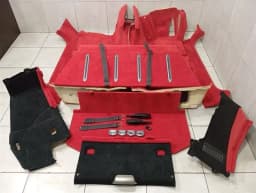 FERRARI FERRARI 812 SUPERFAST F152M RED FLOOR CARPET SET 89207800 RIGHT HAND DRIVE- — thumbnail 2