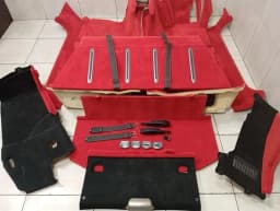 FERRARI FERRARI 812 SUPERFAST F152M RED FLOOR CARPET SET 89207800 RIGHT HAND DRIVE- — thumbnail 3
