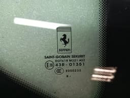 FERRARI Ferrari 812 Superfast F152M Right Rear 1/4 Glass 88689200 Door Panel 1/4 Rear RH- — thumbnail 4