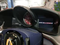 FERRARI Ferrari GTC4 Lusso T 3.9 V8 F151M Speedometer Carbon Red Dial Face 333276- — thumbnail 4