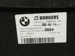 BMW BMW 4 G83 M4 Luggage Compartment Cover 7489212 Convertible Boot Liner - — thumbnail 6