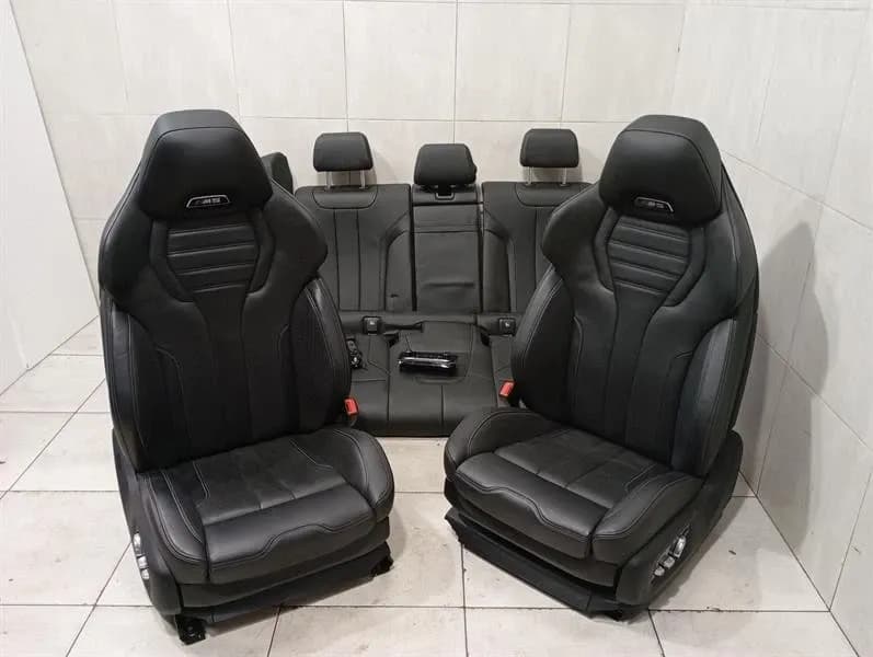 BMW BMW 5 F90 G30 M5 Seats Leather Merino Black X3SW Seats Interior COOLED MASSAGE -