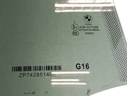 BMW BMW 8 G16 M8 Gran Coupe right rear door glass 51357428514 door window rear re- — thumbnail 5