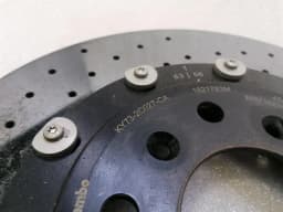 ASTON MARTIN ASTON MARTIN DBS SUPERLEGGERA AM7 Brake Disc RLH KY73-2C027-CA CARBON CERAMIC- — thumbnail 3