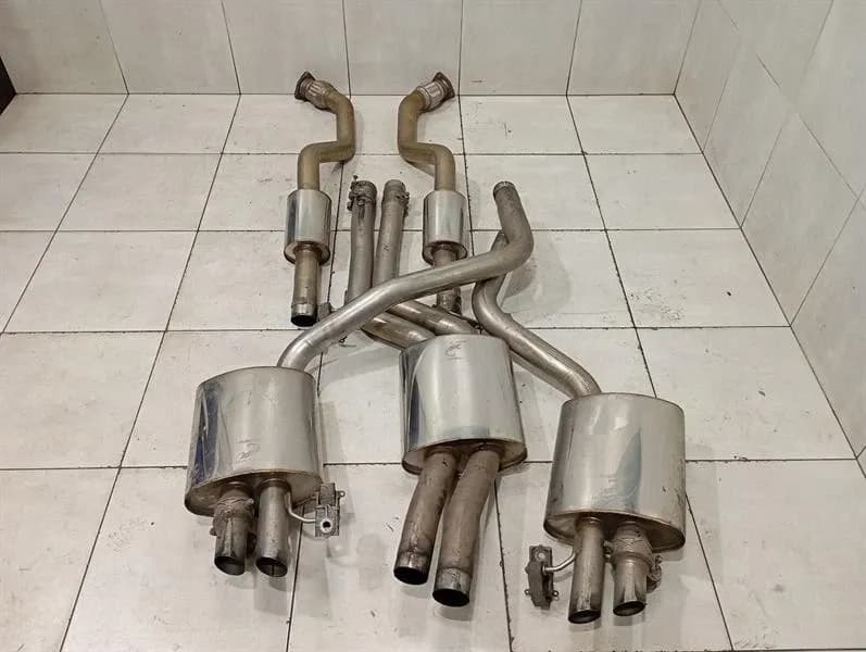 Audi RS4 B8 8K exhaust silencer Scorpion exhaust muffler outlet valve-