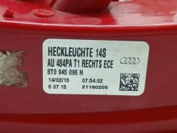 AUDI Audi RS5 8T right rear light 8T0945096H tail light rear right- — thumbnail 5