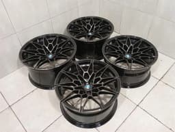 BMW 19 20 M3 BMW M4 G82 G80 ALLOY WHEEL 8093839 ALLOY WHEEL SET SET BLACK 8093838 M826- — thumbnail 4