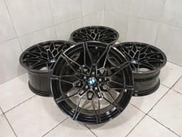 BMW 19 20 M3 BMW M4 G82 G80 ALLOY WHEEL 8093839 ALLOY WHEEL SET SET BLACK 8093838 M826- — thumbnail 2