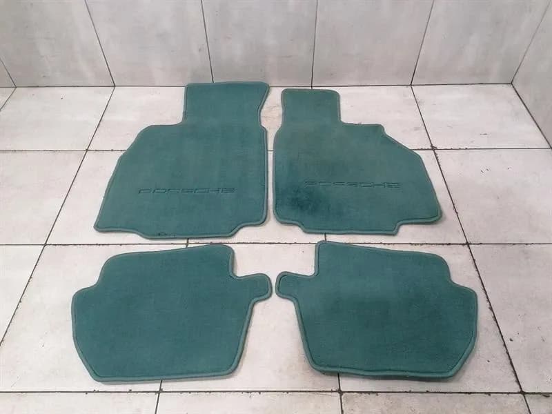 PORSCHE Porsche 911 996 Floor Mat Set Nephrite Green Right Hand Drive RHD-