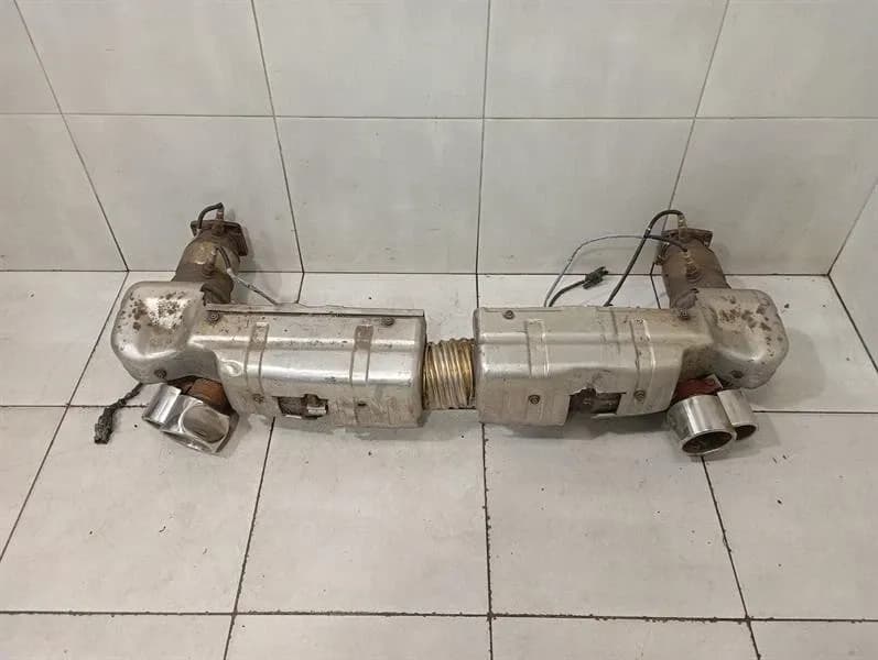 PORSCHE Porsche 911 996 exhaust 99611102775 turbo defects exhaust silencer-