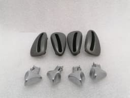 PORSCHE Porsche 911 997 Seat Trim Bezel 99752162202 Backrest Actuator Button Set- — thumbnail 2