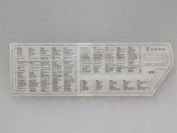 PORSCHE PORSCHE 911 CARRERA 3.2 1984-1989 91161224302 FUSE CHART FUSE CHART- — thumbnail 4
