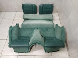PORSCHE Porsche 911 996 rear seat set 99655102109 nephrite green seat interior J30- — thumbnail 3