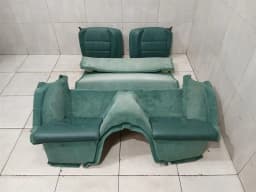 PORSCHE Porsche 911 996 rear seat set 99655102109 nephrite green seat interior J30- — thumbnail 1