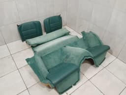 PORSCHE Porsche 911 996 rear seat set 99655102109 nephrite green seat interior J30- — thumbnail 4