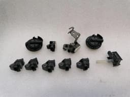 PORSCHE Porsche Panamera 971 Crash Sensor Set 4N0959651D 971959109A Pressure Sensor Kit- — thumbnail 1
