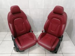 AUDI AUDI R8 TYPE 42 V10 5.2 SPYDER SEAT R8 RED LEATHER SEAT INTERIOR- — thumbnail 3
